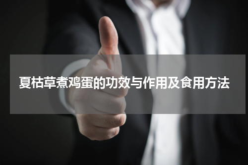 夏枯草煮鸡蛋的功效与作用及食用方法