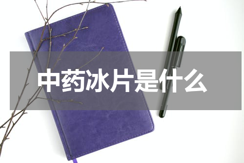 中药冰片是什么