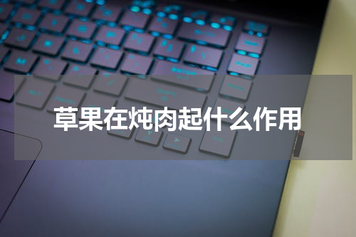 草果在炖肉起什么作用