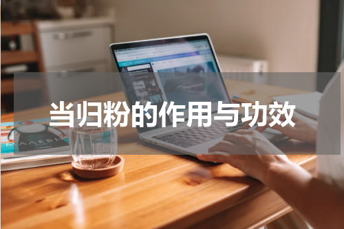 当归粉的作用与功效