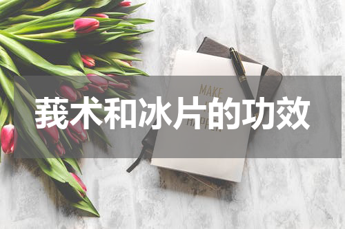 莪术和冰片的功效