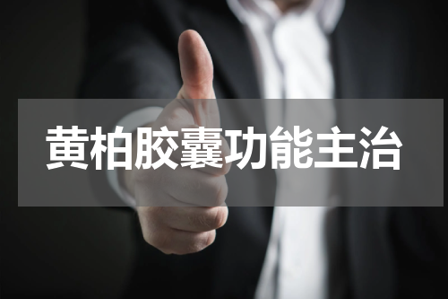 黄柏胶囊功能主治
