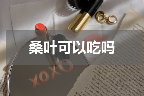 桑叶可以吃吗
