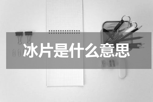 冰片是什么意思