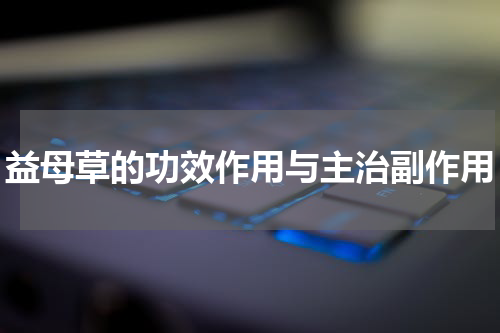 益母草的功效作用与主治副作用