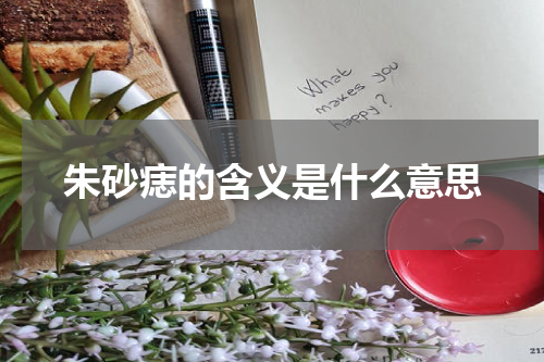 朱砂痣的含义是什么意思
