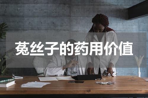 菟丝子的药用价值
