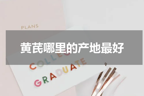 黄芪哪里的产地最好