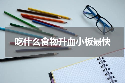 吃什么食物升血小板最快