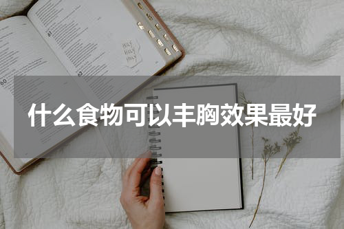 什么食物可以丰胸效果最好