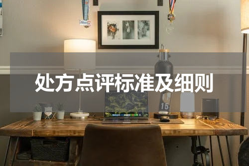处方点评标准及细则