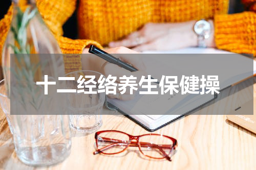 十二经络养生保健操