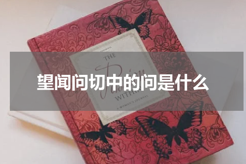 望闻问切中的问是什么