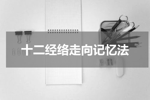 十二经络走向记忆法