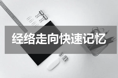 经络走向快速记忆