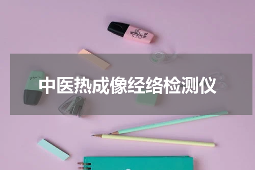 中医热成像经络检测仪