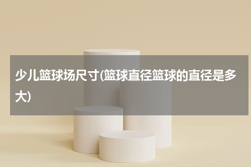 少儿篮球场尺寸(篮球直径篮球的直径是多大)