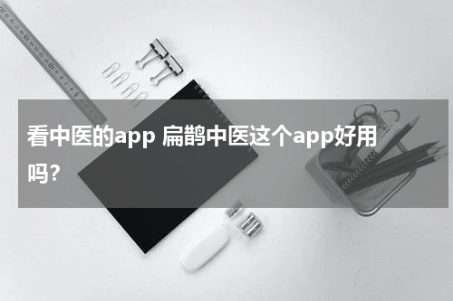 看中医的app 扁鹊中医这个app好用吗？