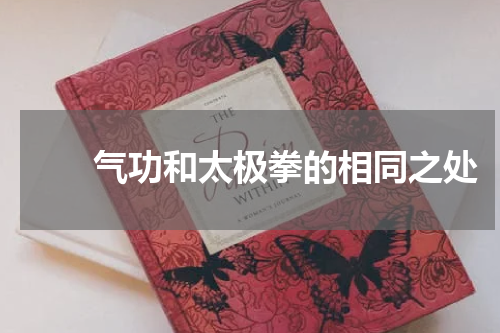 　　气功和太极拳的相同之处