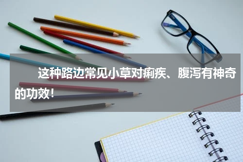 　　这种路边常见小草对痢疾、腹泻有神奇的功效！